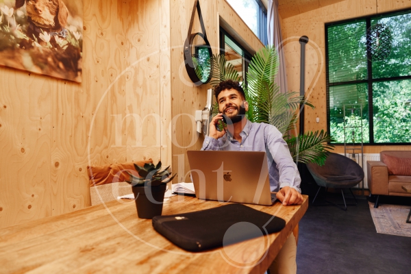 Man thuiswerken vakantiepark 3