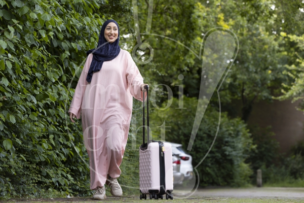 Vrouw gaat op vakantie 2