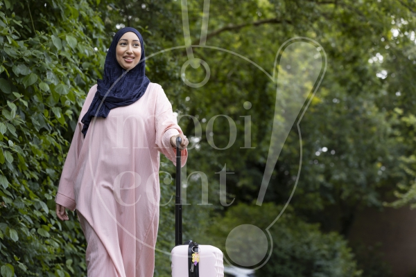Vrouw gaat op vakantie 3