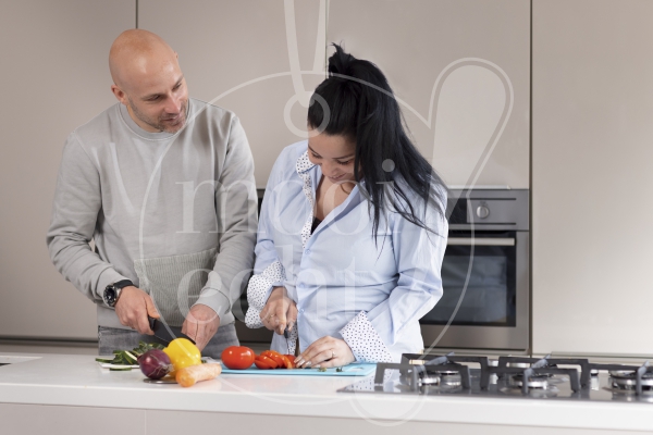 Koppel kookt samen 2