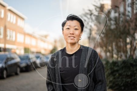 Portret vrouw buiten 3